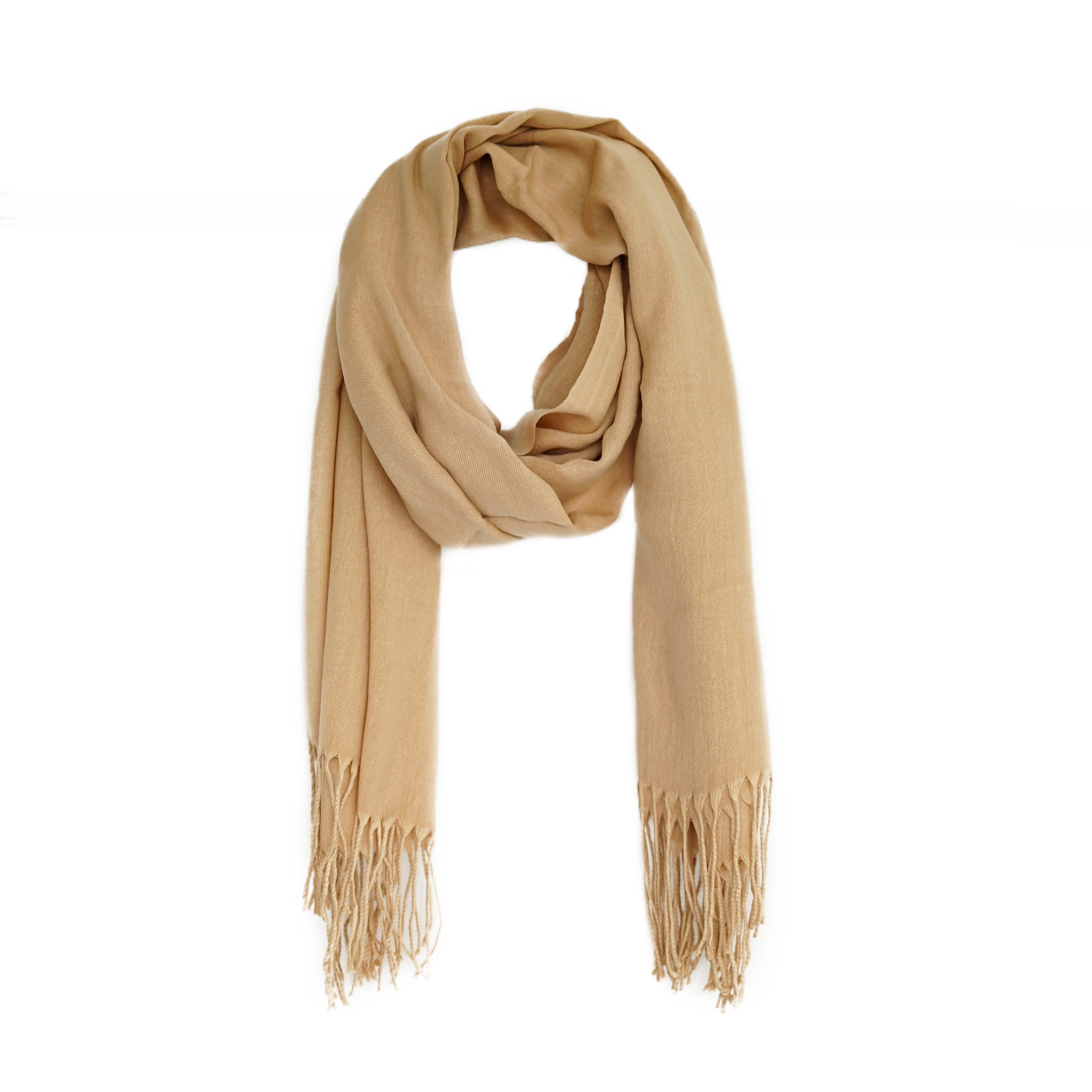 COFI 1453 Schal Pashmina Schal 165x70 cm elegantes Modeaccesiore Weich und Luftig