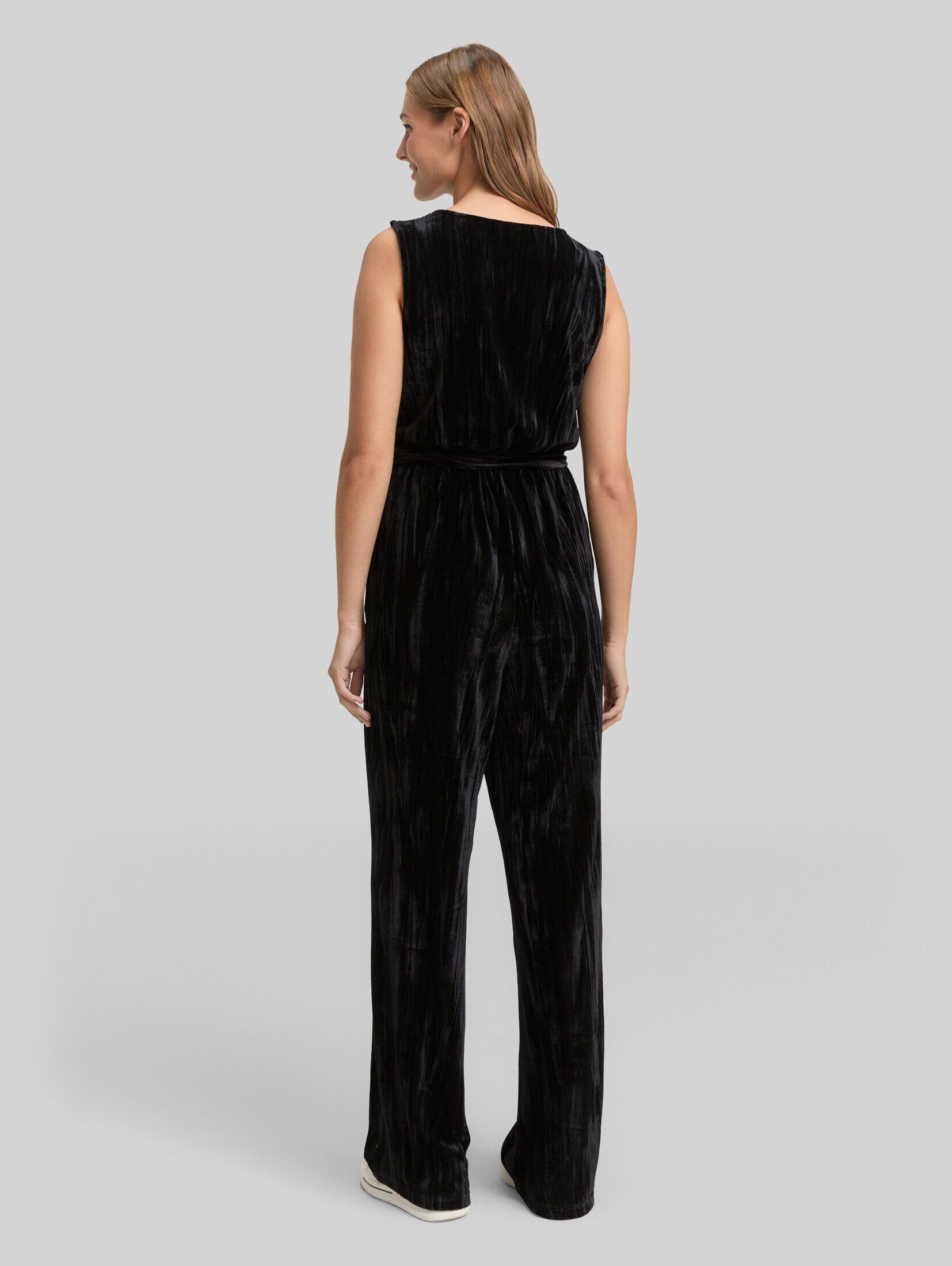TOM TAILOR Denim Jumpsuit Overalls Relaxed Jumpsuit aus Samt