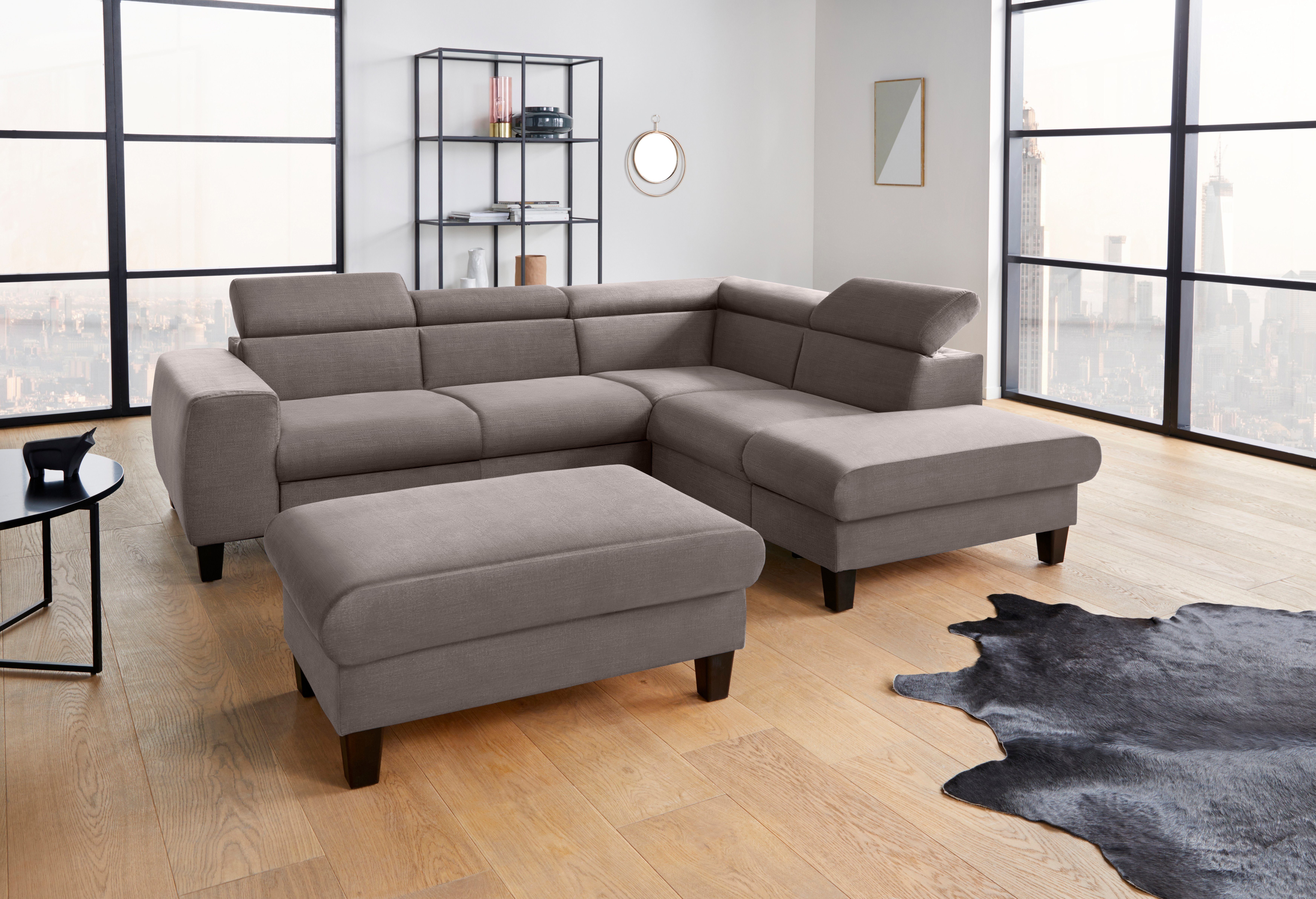 COTTA Polstergarnitur Morven L-Form, (Set), Set bestehend aus: Ecksofa mit günstig online kaufen