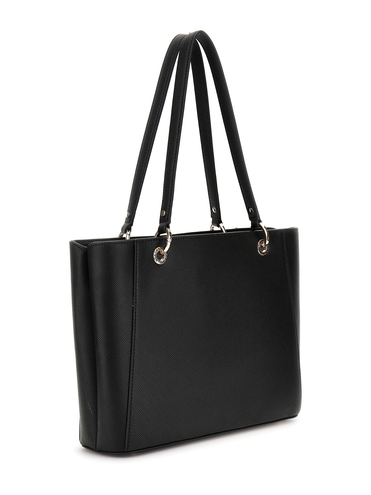 Guess Schultertasche NoNoel Tote Shopper Damen (ein Stück, 1-tlg., ca. B/H/T 34/26/10 cm), Logoschriftzug auf der Vorderseite