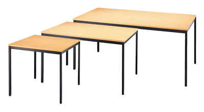 Nowy Styl Konferenztisch, Tisch 1800 x 800 mm schwarz / Buche