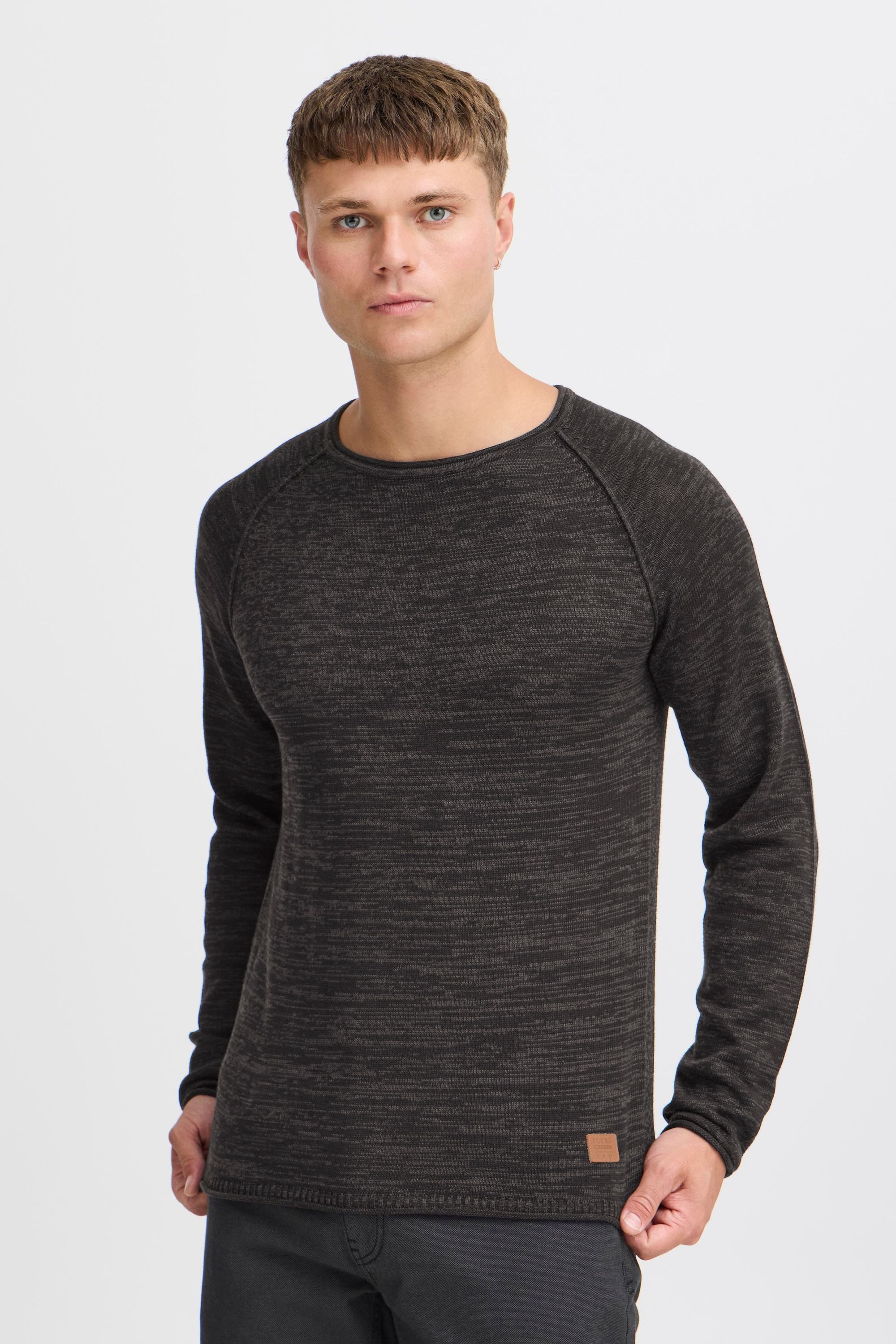 Blend Strickpullover BHDan Stilvoller Strickpullover mit aufgerollten Säume günstig online kaufen