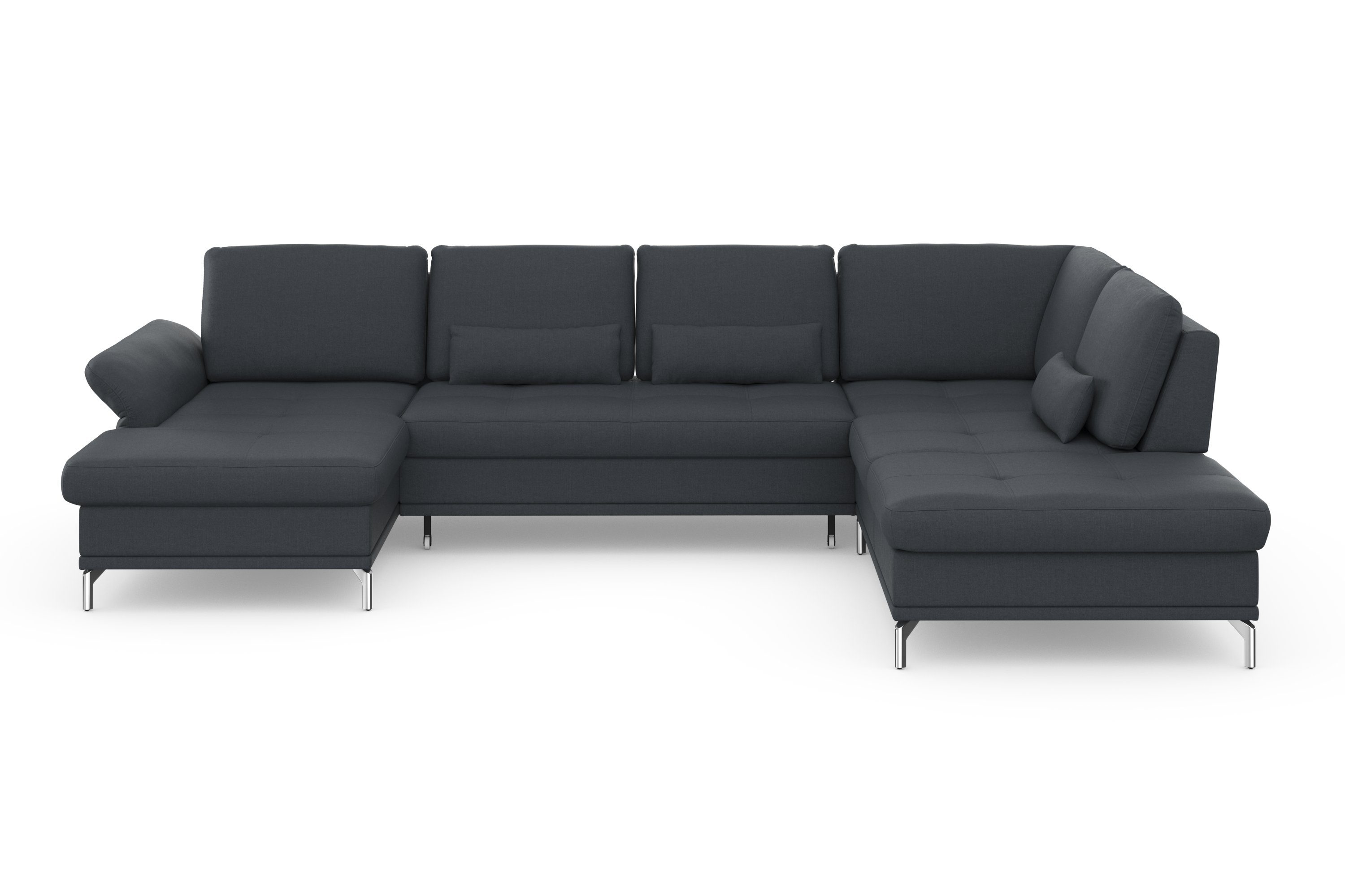 INOSIGN Wohnlandschaft "Palm Beach U-Form" Federkern, mit Sitztiefenverstel günstig online kaufen