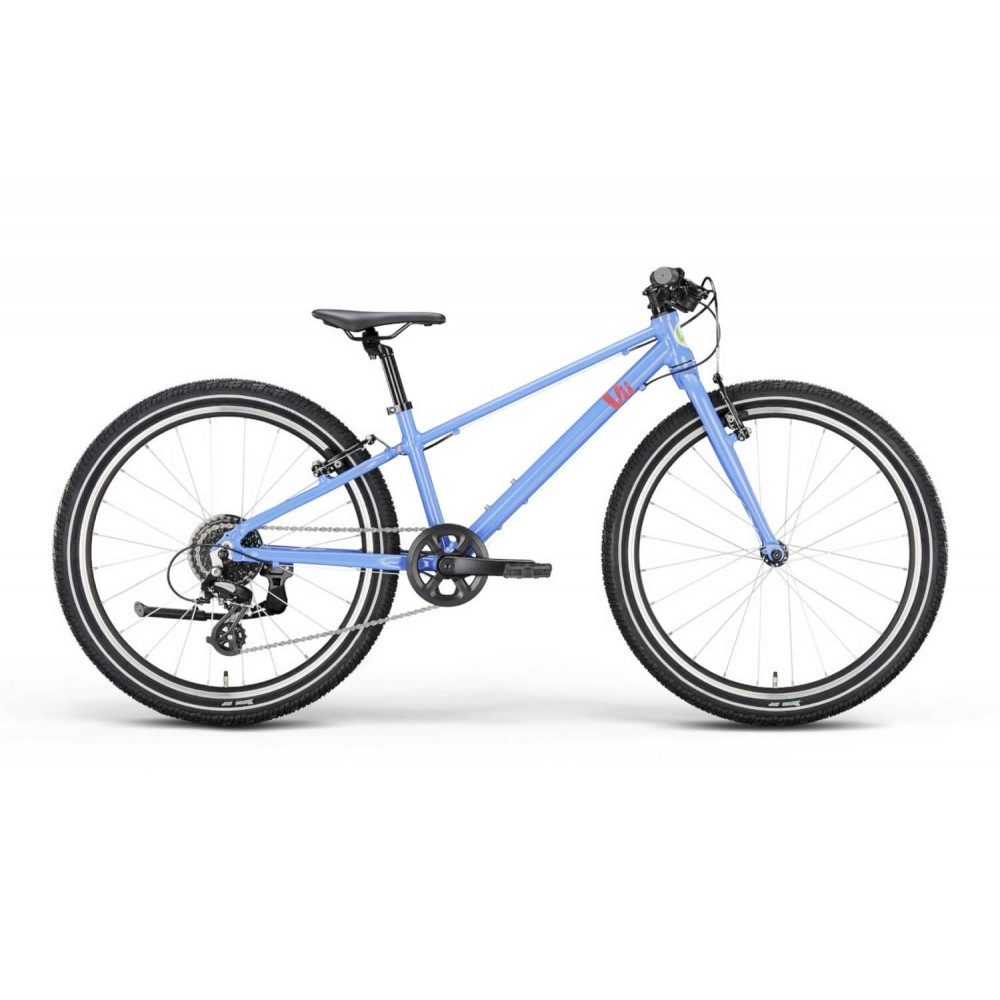 Viita Mountainbike Leni 8-Gang Kinderrad Diamant 24 Zoll cool grey - Farbe: violet blue
