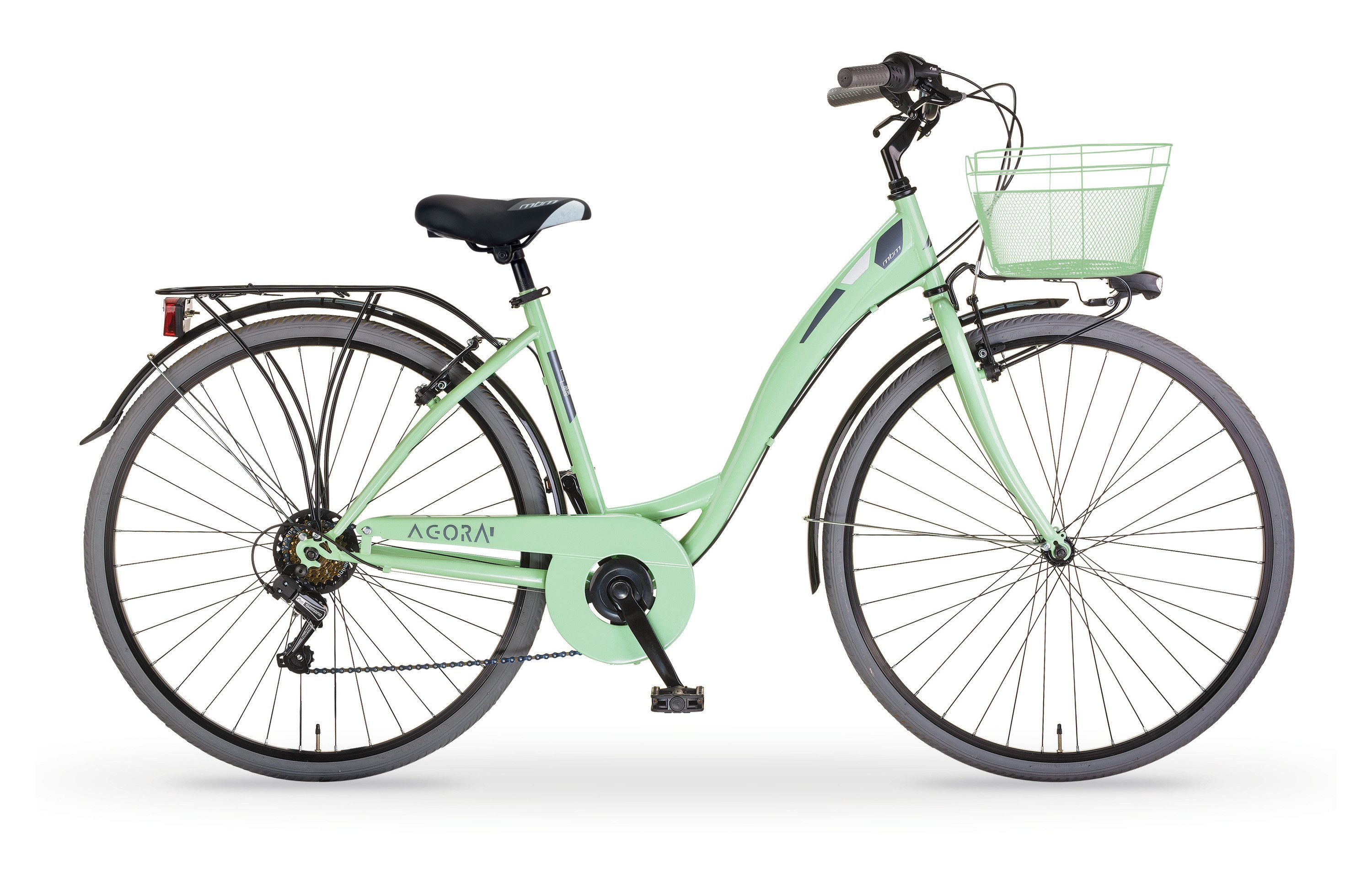 MBM Cityrad, 6 Gang Shimano, Kettenschaltung, NEW Agorà 28 Zoll