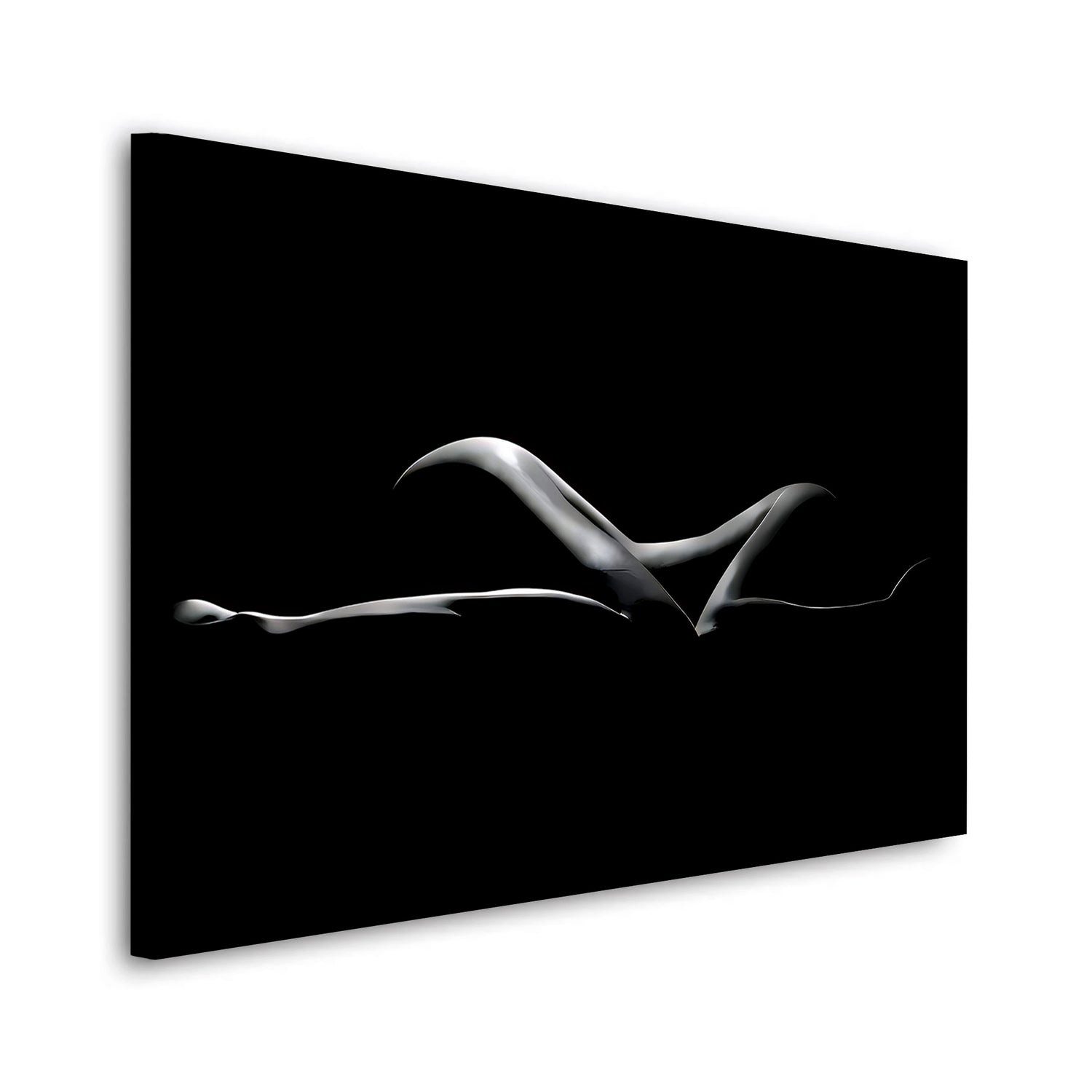 Artedinoi Leinwandbild Frau beim Schlafen Erotik Wandbild Leinwandbild Kunst XXL Deko