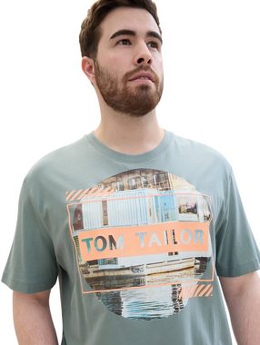 TOM TAILOR PLUS T-Shirt mit Fotoprint und Rundhalsausschnitt