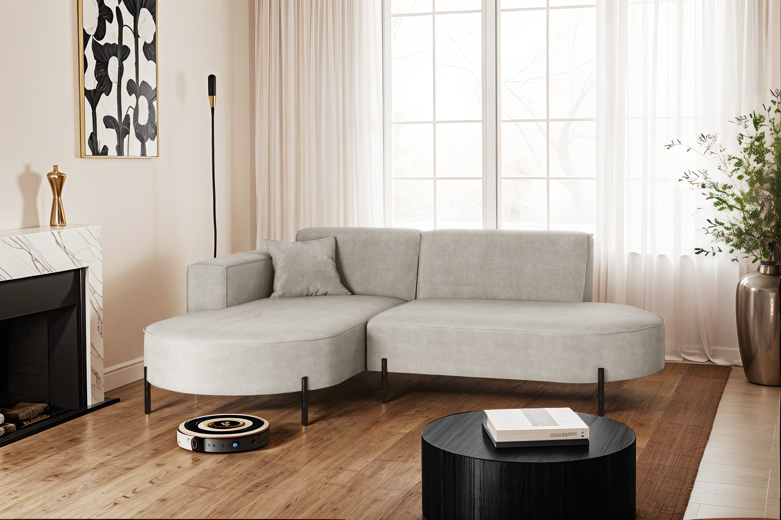 Kaiser Möbel Ecksofa Sofa L-Form Designer günstig online kaufen