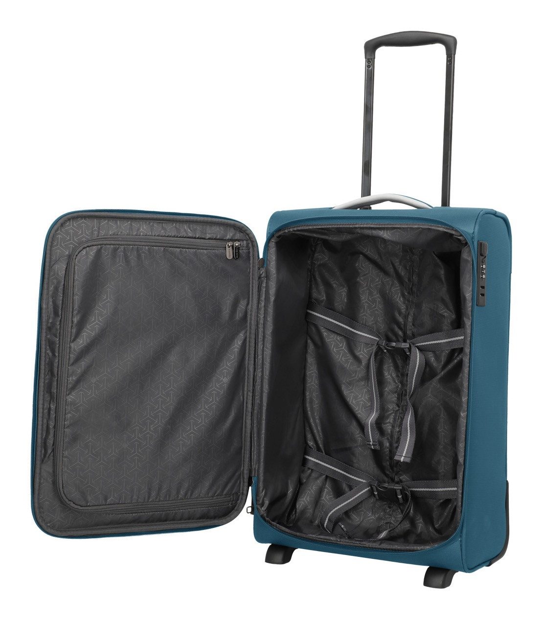 travelite Handgepäck-Trolley JETPACK Slim 2 Cabin Handgepäck Koffer, 4 Rollen
