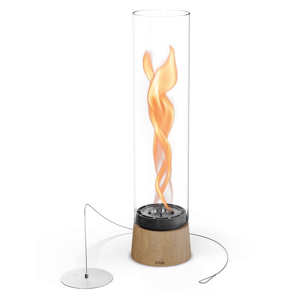 höfats Tischfeuer SPIN air (Packung, rauchfreie Tischfeuerstelle für Indoor und Outdoor), Feuerschale mit Flammenwirbel für Tischdeko, wärmende Feuersäule