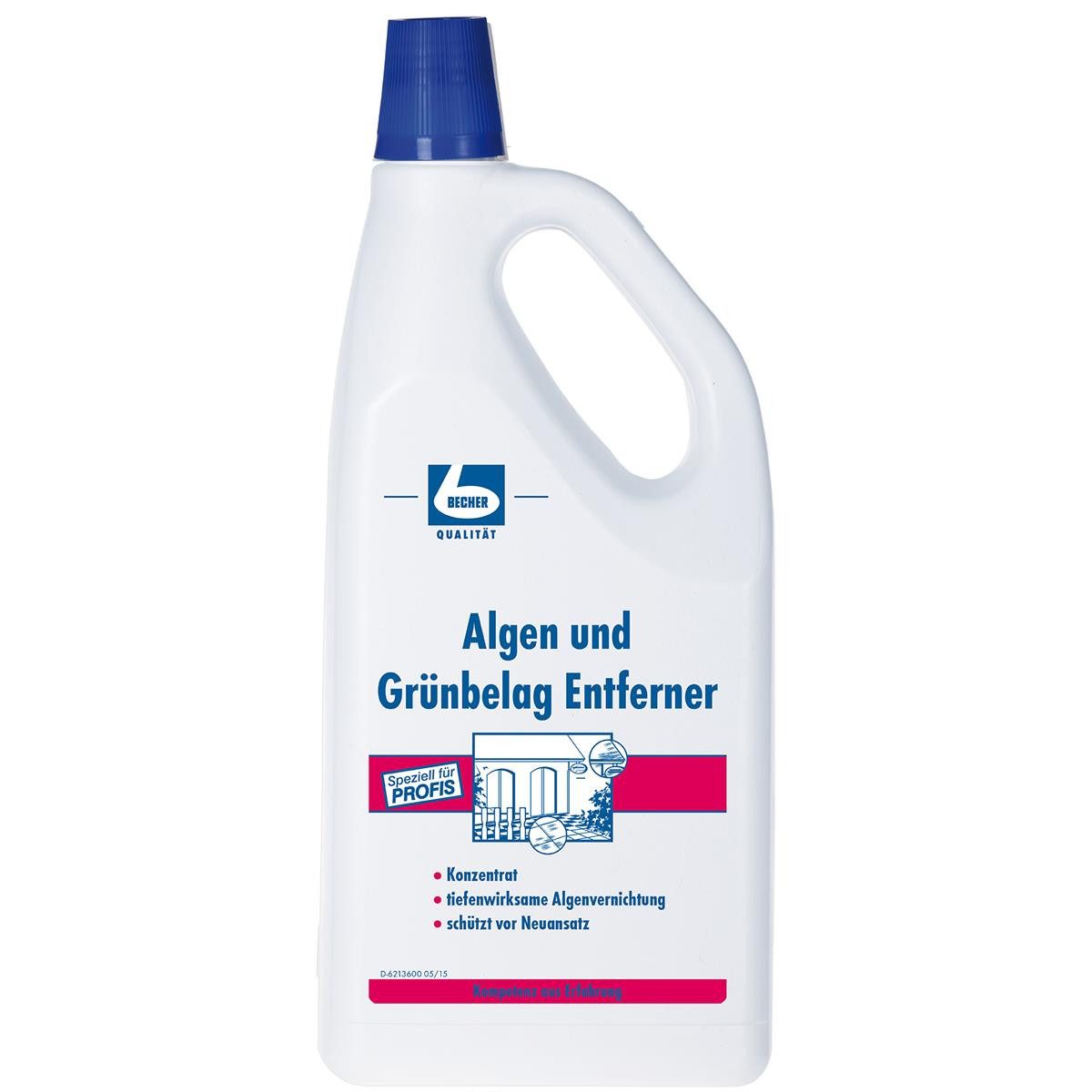 Dr. Becher Dr. Becher Algen und Grünbelag Entferner 2L (1er Pack) Spezialwaschmittel