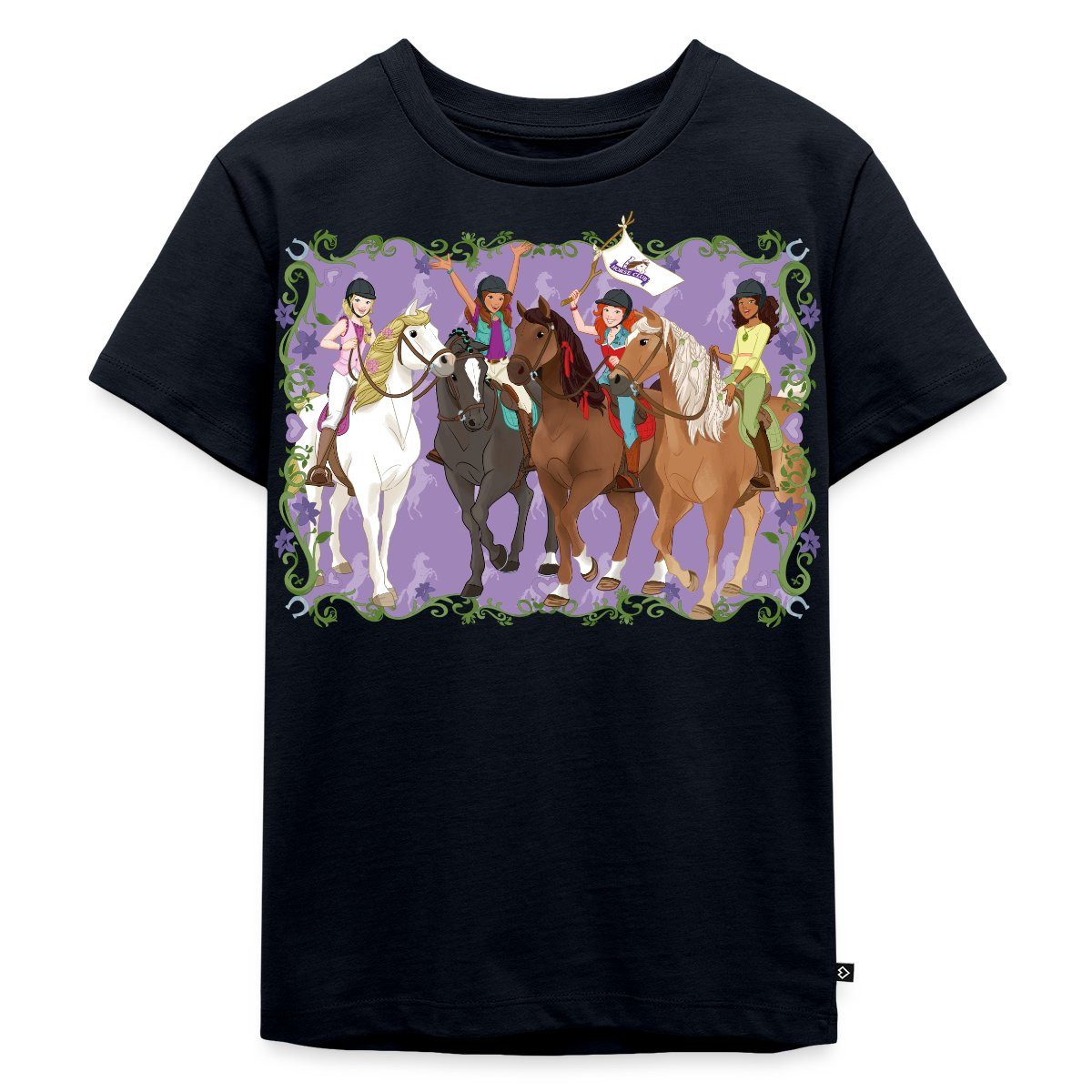 T-Shirt Schleich Horse Club Lisa Sarah Sofia Hannah reiten Kinder Premium T-Sh