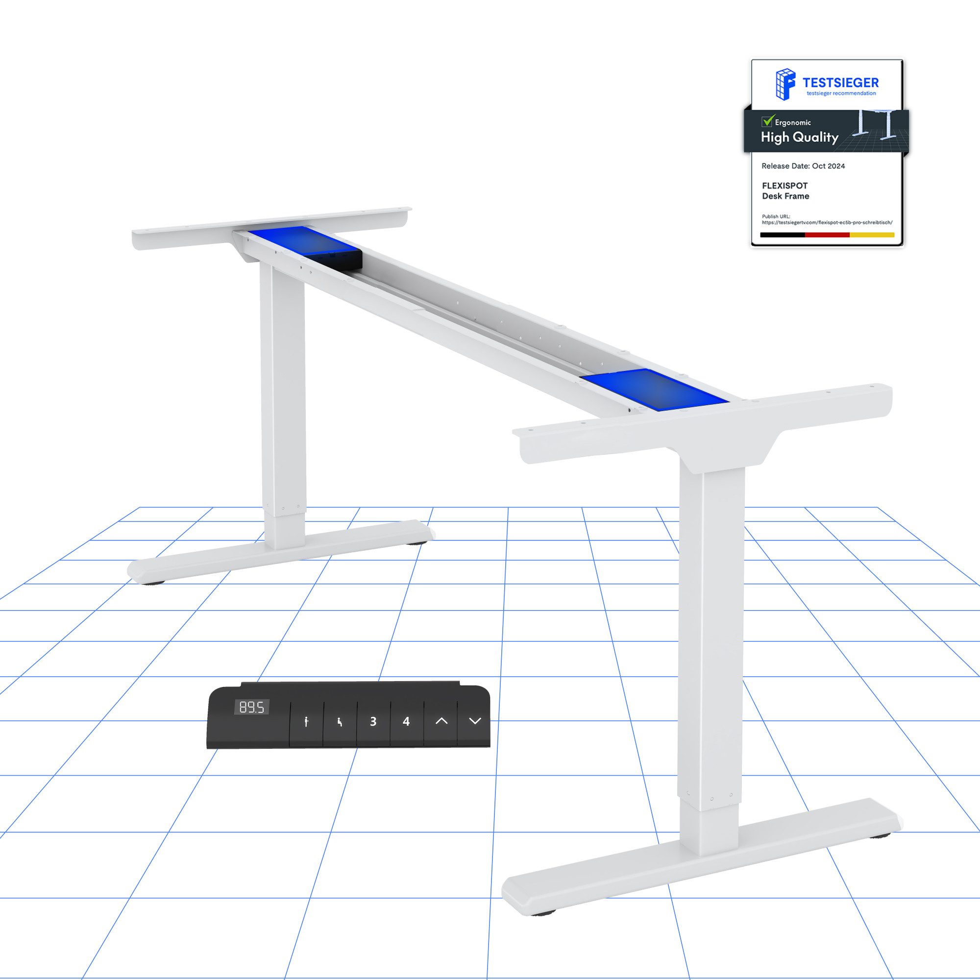 FLEXISPOT Schreibtisch Elektrisch höhenverstellbares Tischgestell (Dual-Mot günstig online kaufen