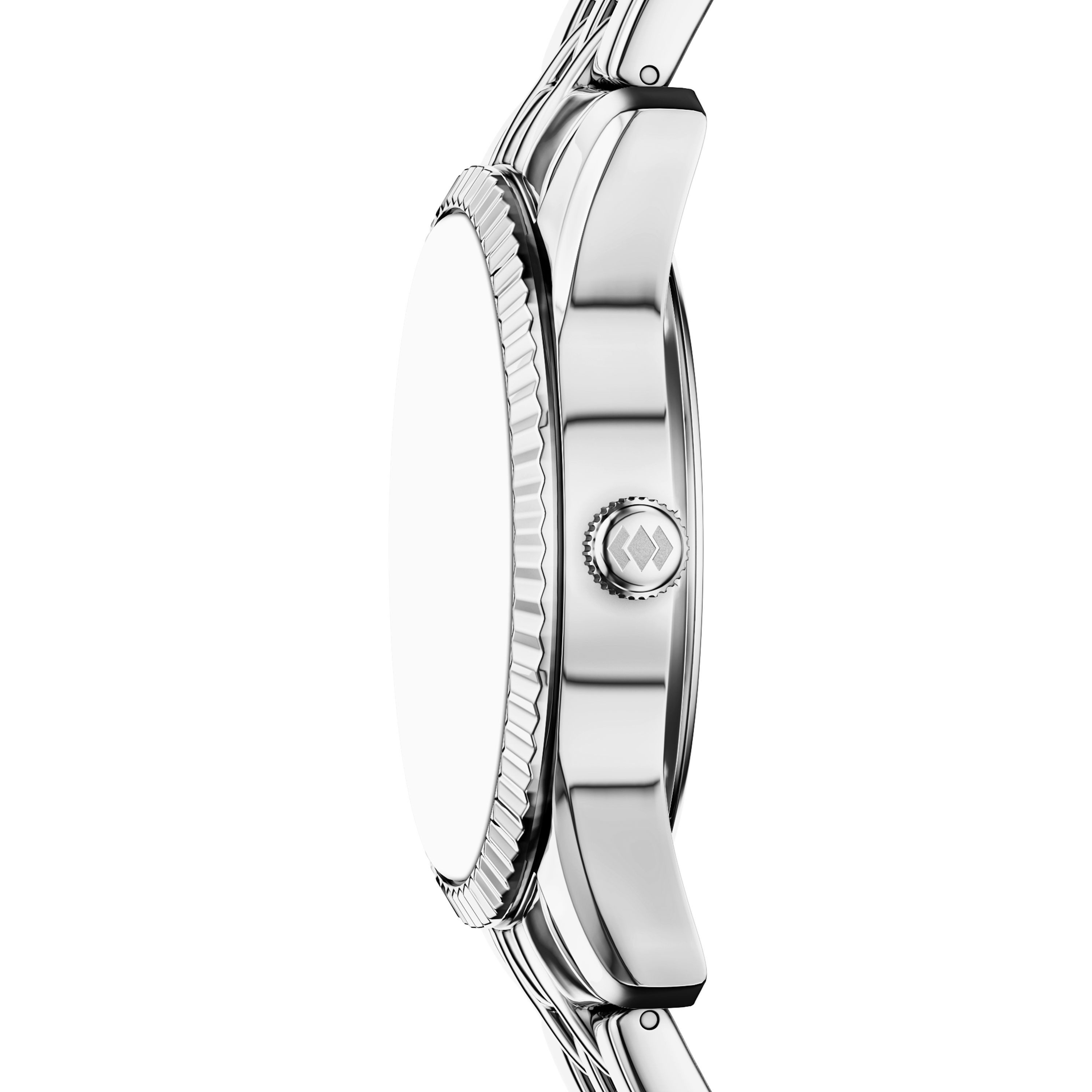Fossil Quarzuhr Scarlette ES5457, Armbanduhr, Damenuhr, Edelstahlarmband, analog, Tag, Wochentag