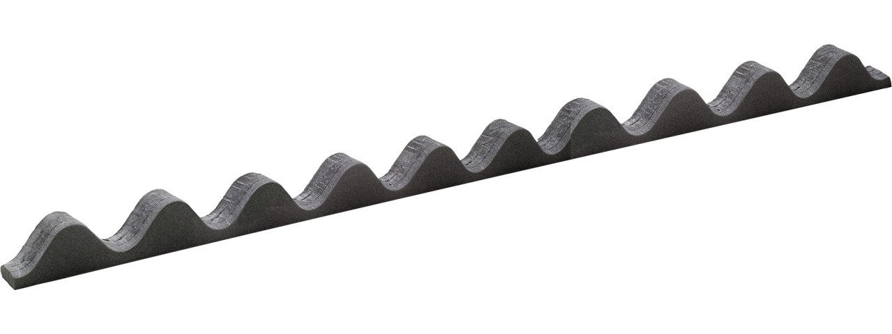 Onduline Dachdurchführung Onduline Dichtstreifen 95/38 100 cm schwarz günstig online kaufen