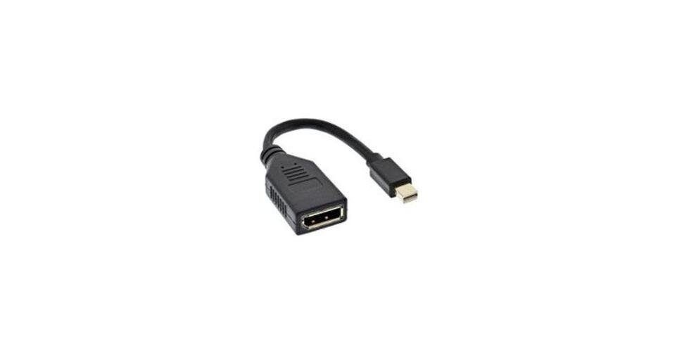 InLine Mini DisplayPort Stecker zu DisplayPort Buc Audio-Kabel