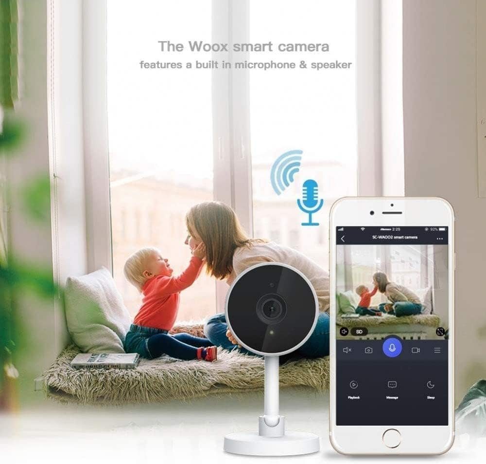 WOOX 1080P Überwachungskamera Babyphone WLAN Kamera Überwachungskamera