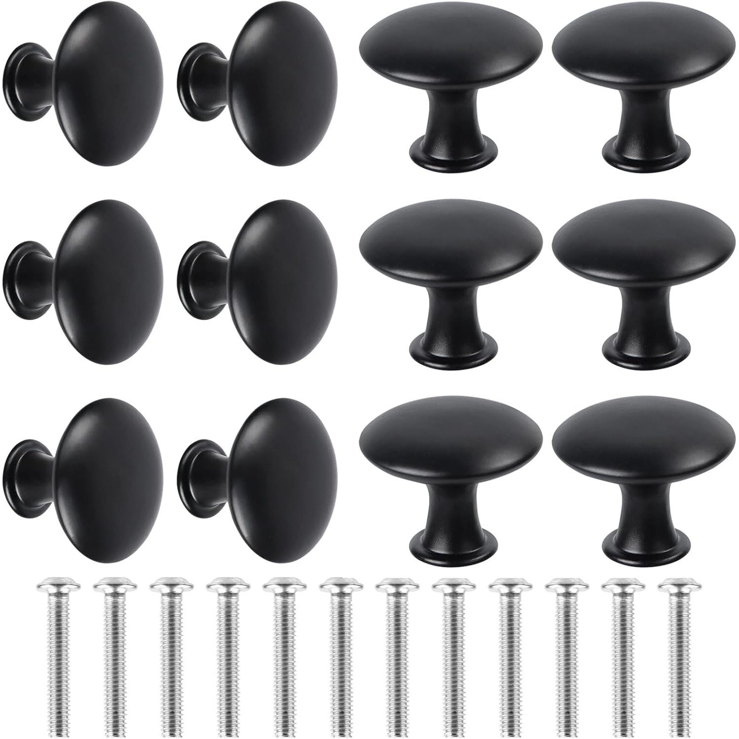 MOPUEA Möbelgriff 12 Stück Vintage-Schrankknöpfe, schicke Schubladenknöpfe (Einfache Installation und praktische Anwendung, 12-St., Vielseitig einsetzbar in verschiedenen Wohnbereichen), Klassisches Design für unterschiedliche Einrichtungsstile