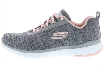Skechers 13067/GYLP Flex Appeal 3.0-Insiders Gray/Light Pink Sneaker