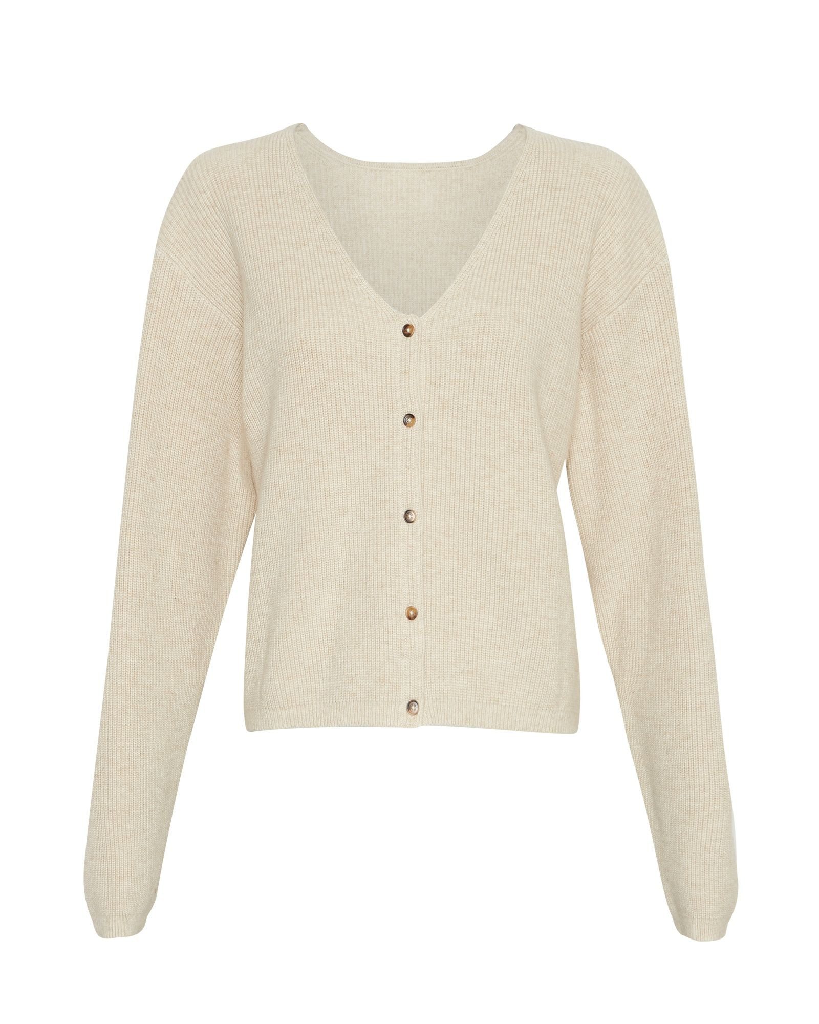 Longstrickjacke