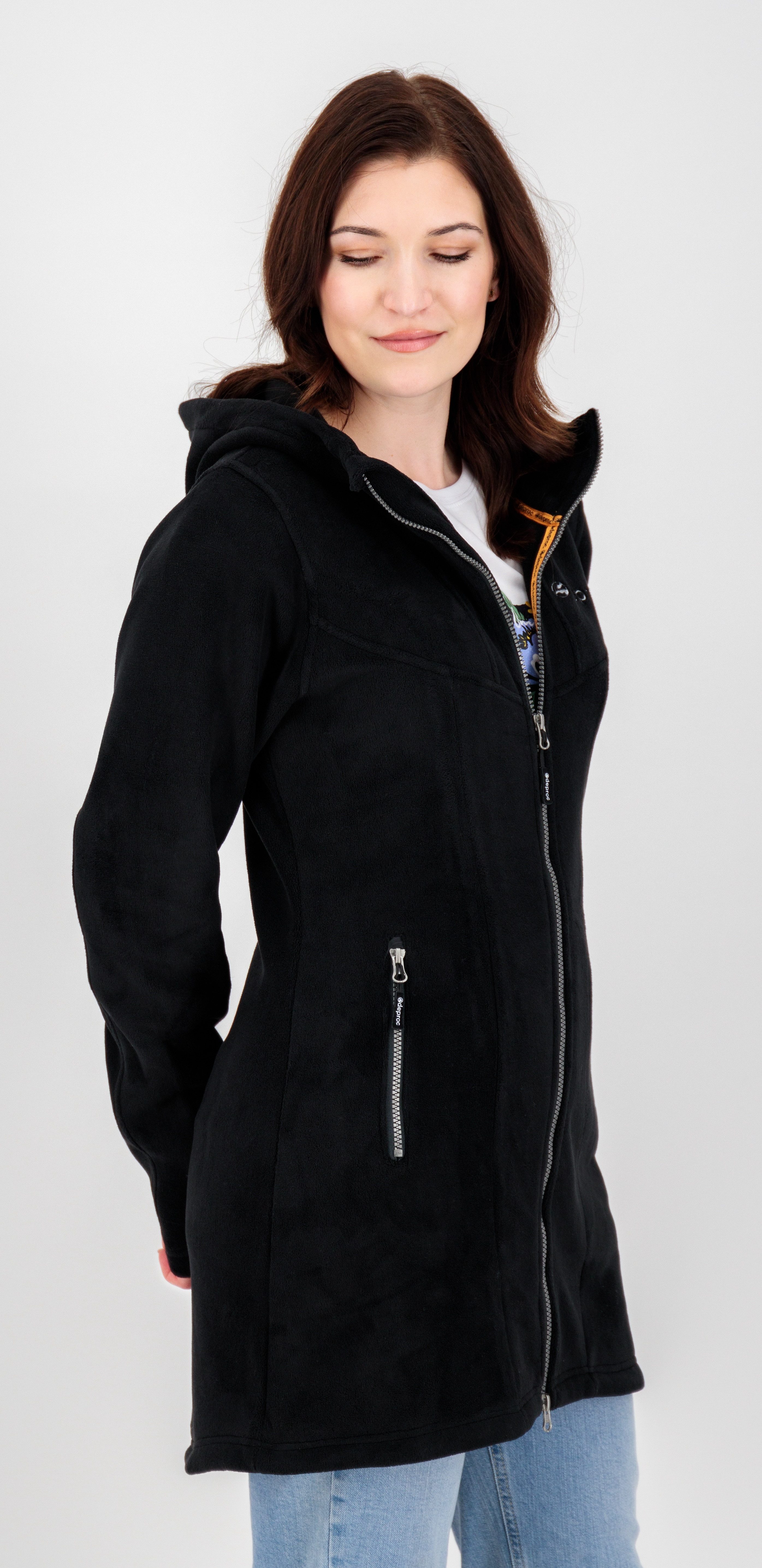 DEPROC Active Fleecejacke WAWA PEAK mit 2-Wege-Reißverschluss günstig online kaufen