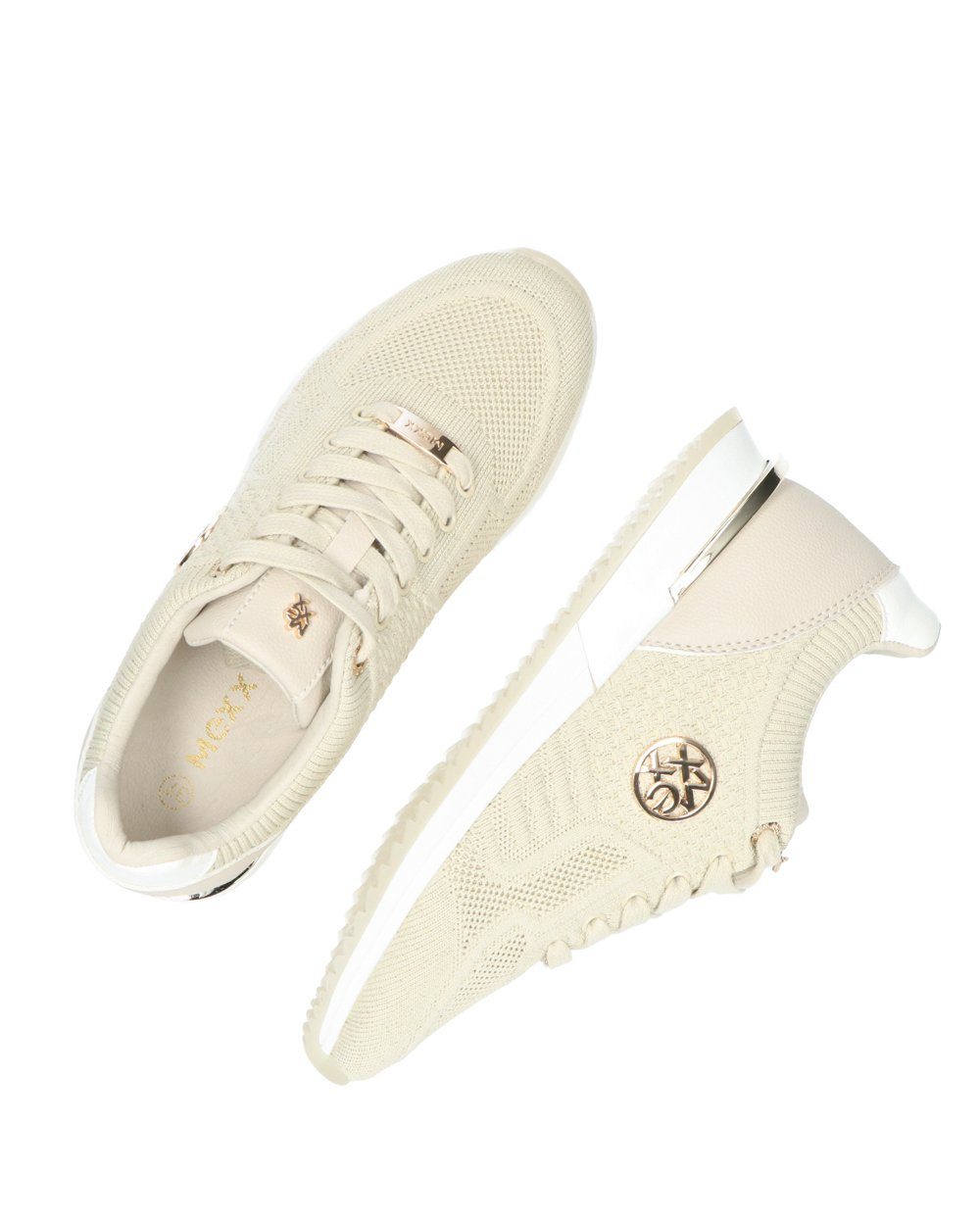 Mexx Mexx Damen Sneaker GITTE GLITTER - Sand Sneaker