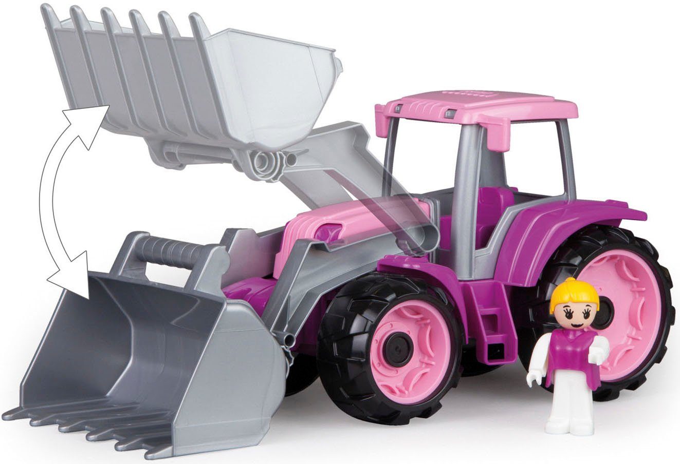 Lena® Spielzeug-Traktor TRUXX, rosa, inklusive Spielfigur, Made in Europe günstig online kaufen