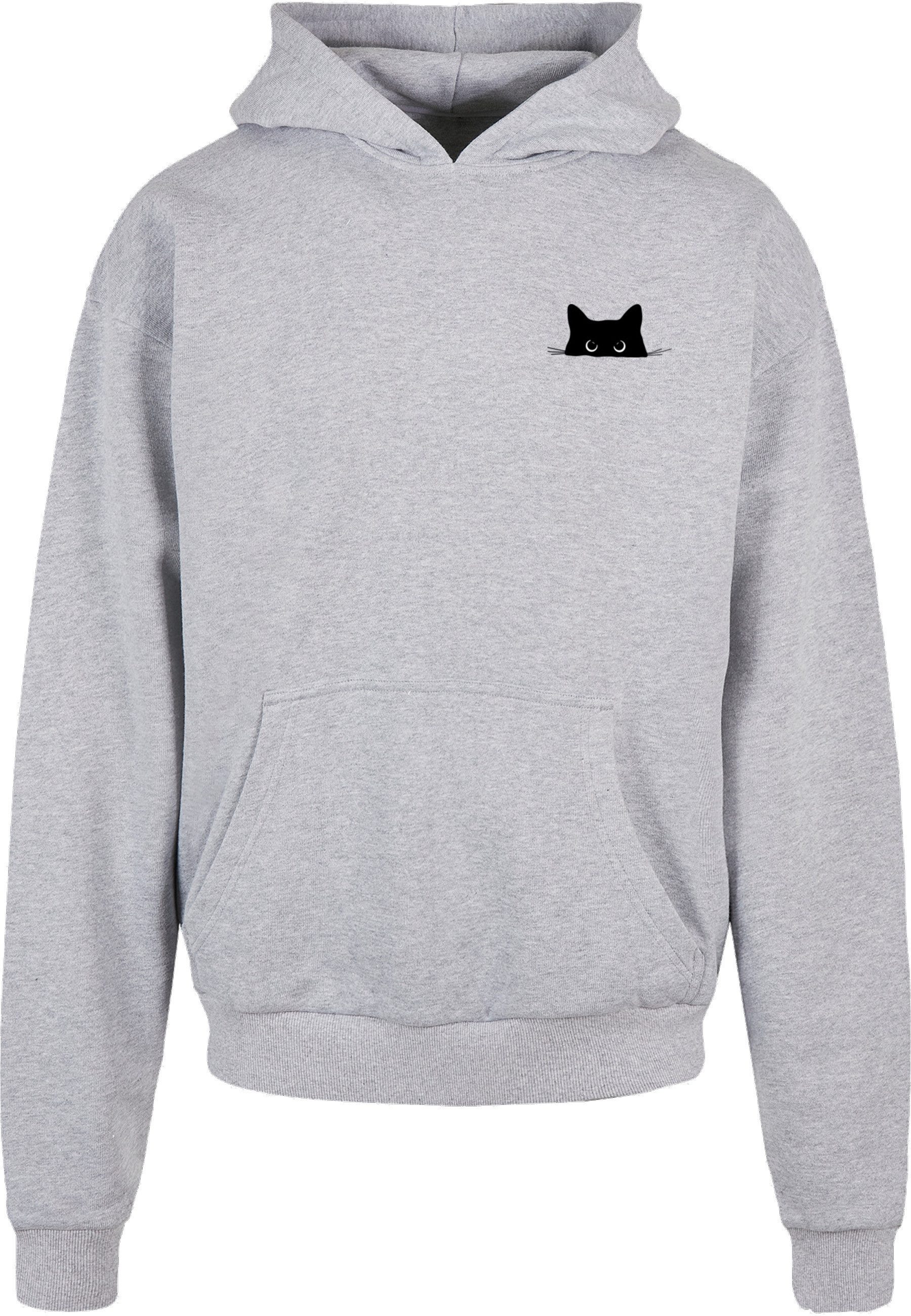 Merchcode Kapuzenpullover Merchcode Halloween - Cat Hoody (1-tlg)