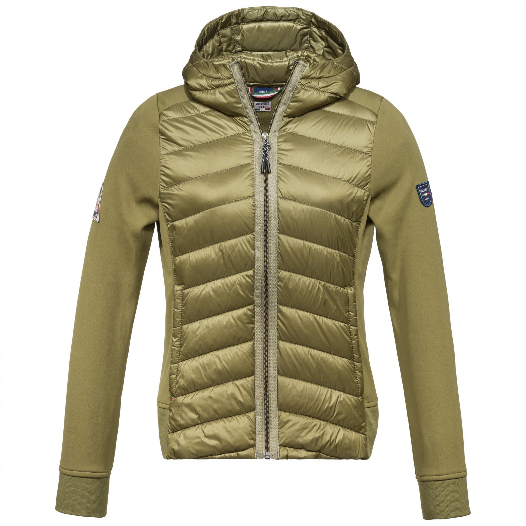 Dolomite Outdoorjacke Dolomite W Expedition Hybrid Hood Jacket Damen Chalice Khaki Green
