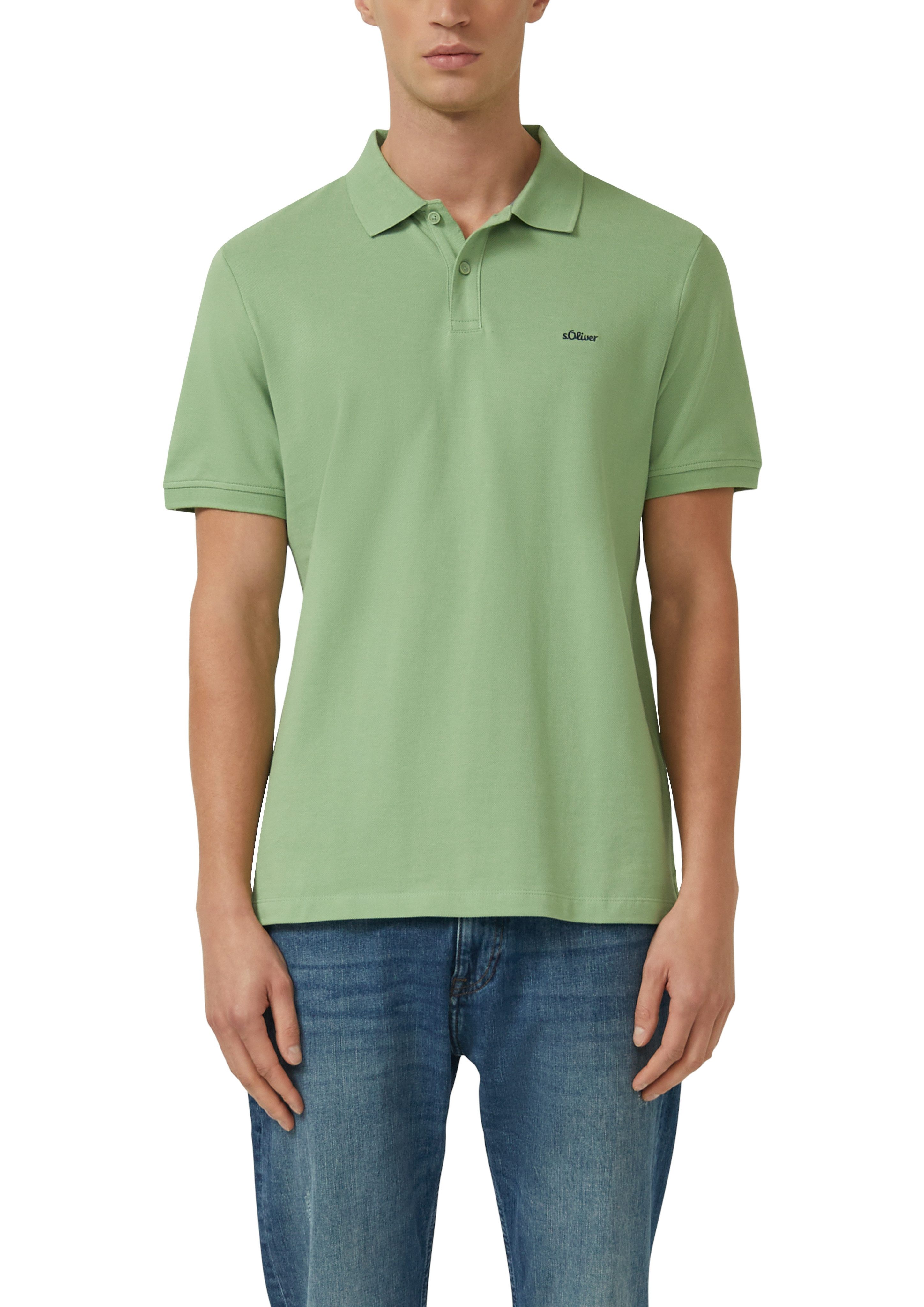 s.Oliver Poloshirt mit Logostickerei günstig online kaufen