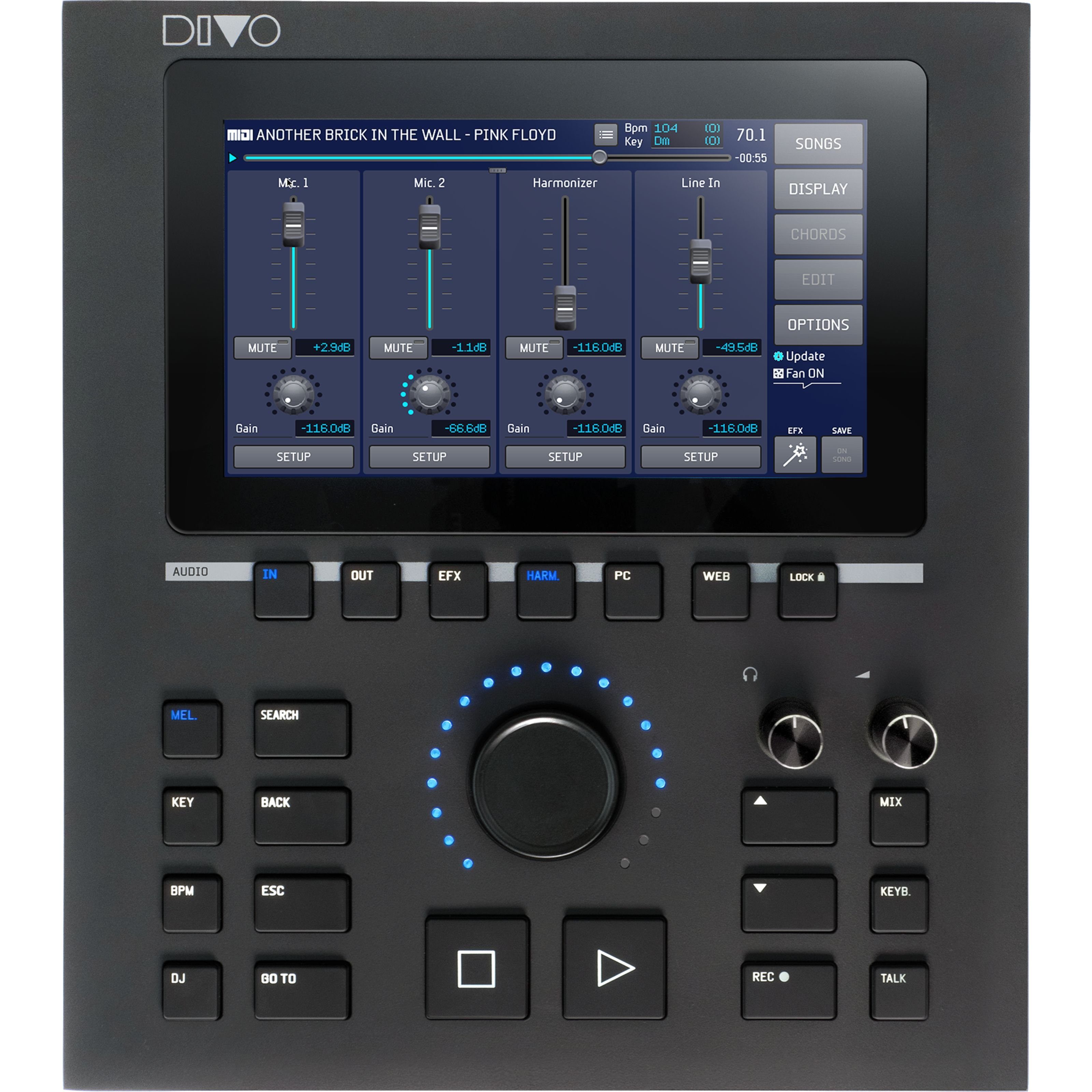 M-Live Masterkeyboard (MIDI-Geräte für Tasteninstrumente, MIDI-Player), DIVO Plus 128 GB WiFi - MIDI Player