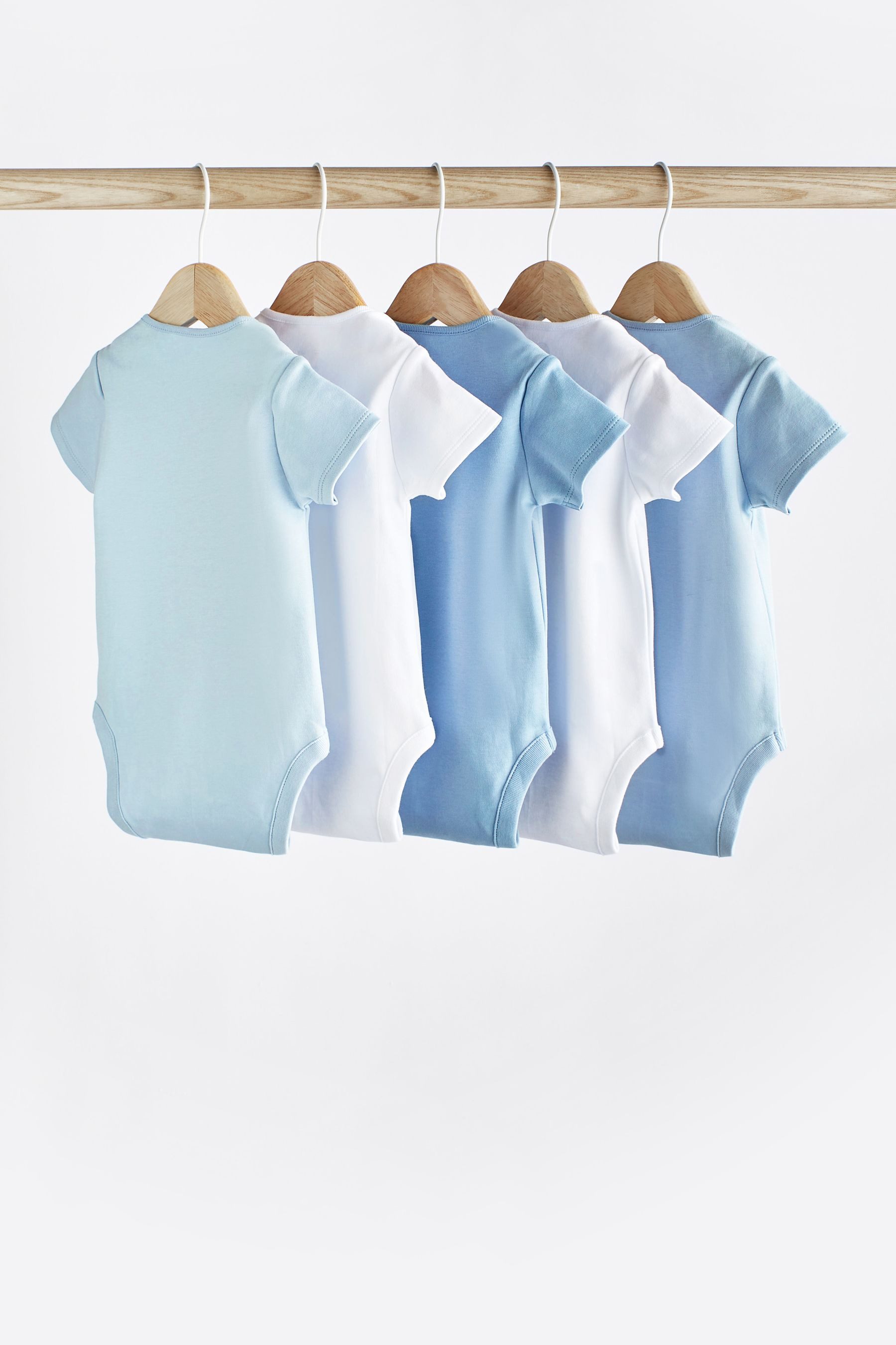 Next Kurzarmbody Kurzärmelige Bodys, 5er-Pack (5-tlg)