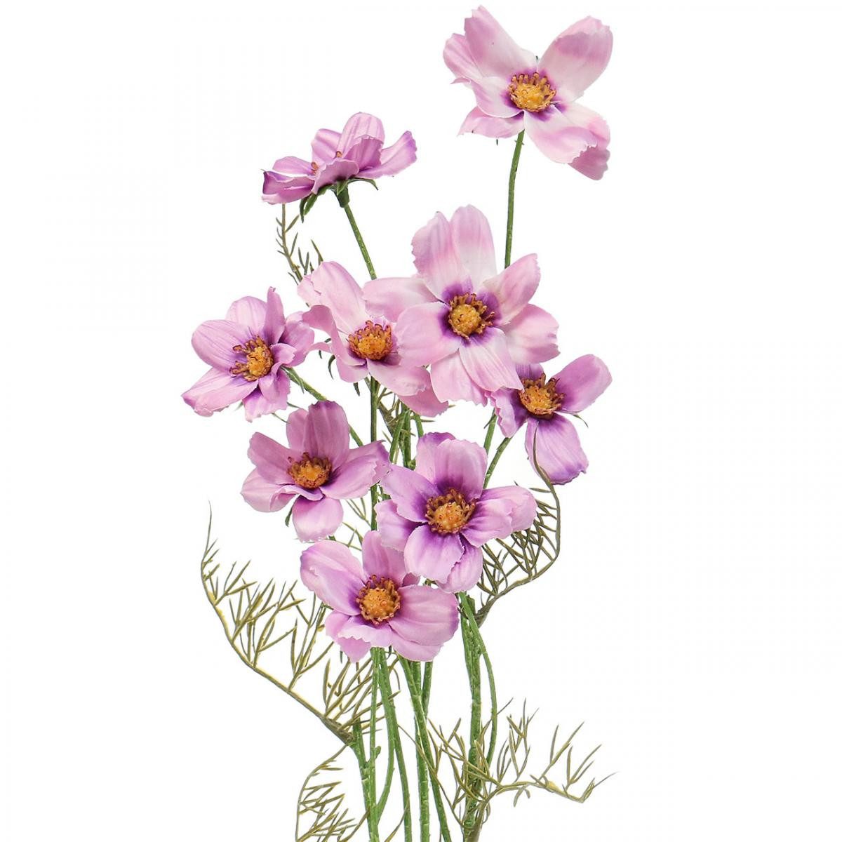 Kunstblume Künstliche Sommerblume Cosmea für dekorative Arrangements, 3 Stück, Florists Products, Höhe 51 cm