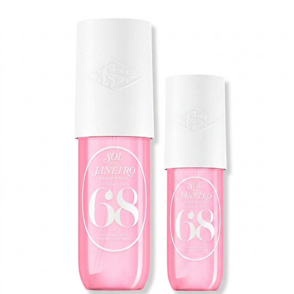 Sol de Janeiro Gesichts- und Körperspray Sol de Janeiro Cheirosa 68 Beija Flor Perfume Mist Duo, Praktisches Duft Duo für vielseitige Anwendung