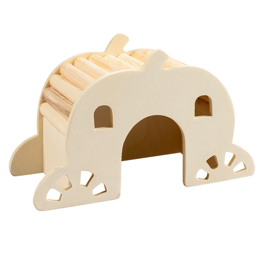 DUVO+ Kleintierhaus Duvoplus Brückenhaus aus Holz Maße: 15 x 7 x 9cm