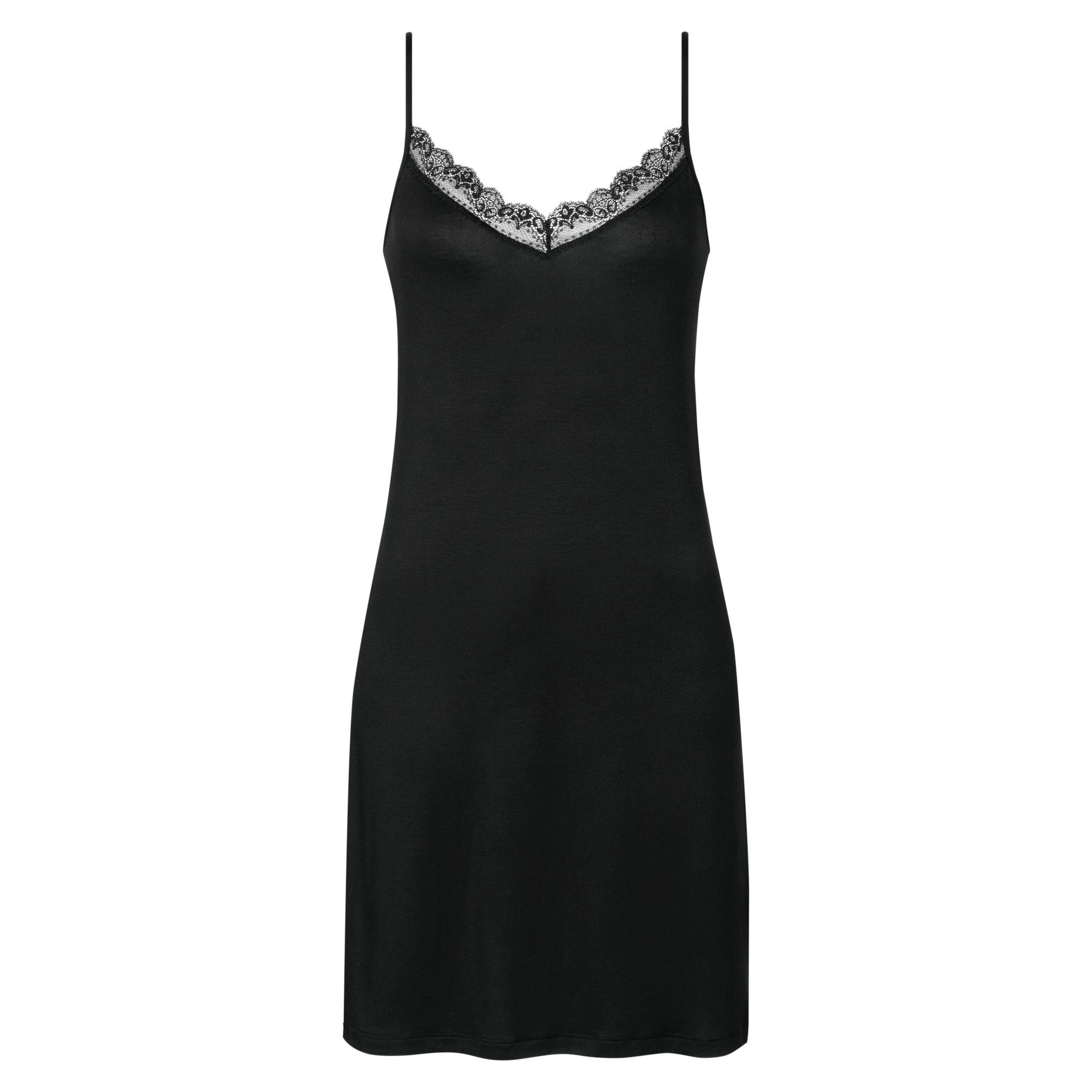 Mey Sleepshirt Damen Body SERIE schwarz / Nachthemd LUISE Dress