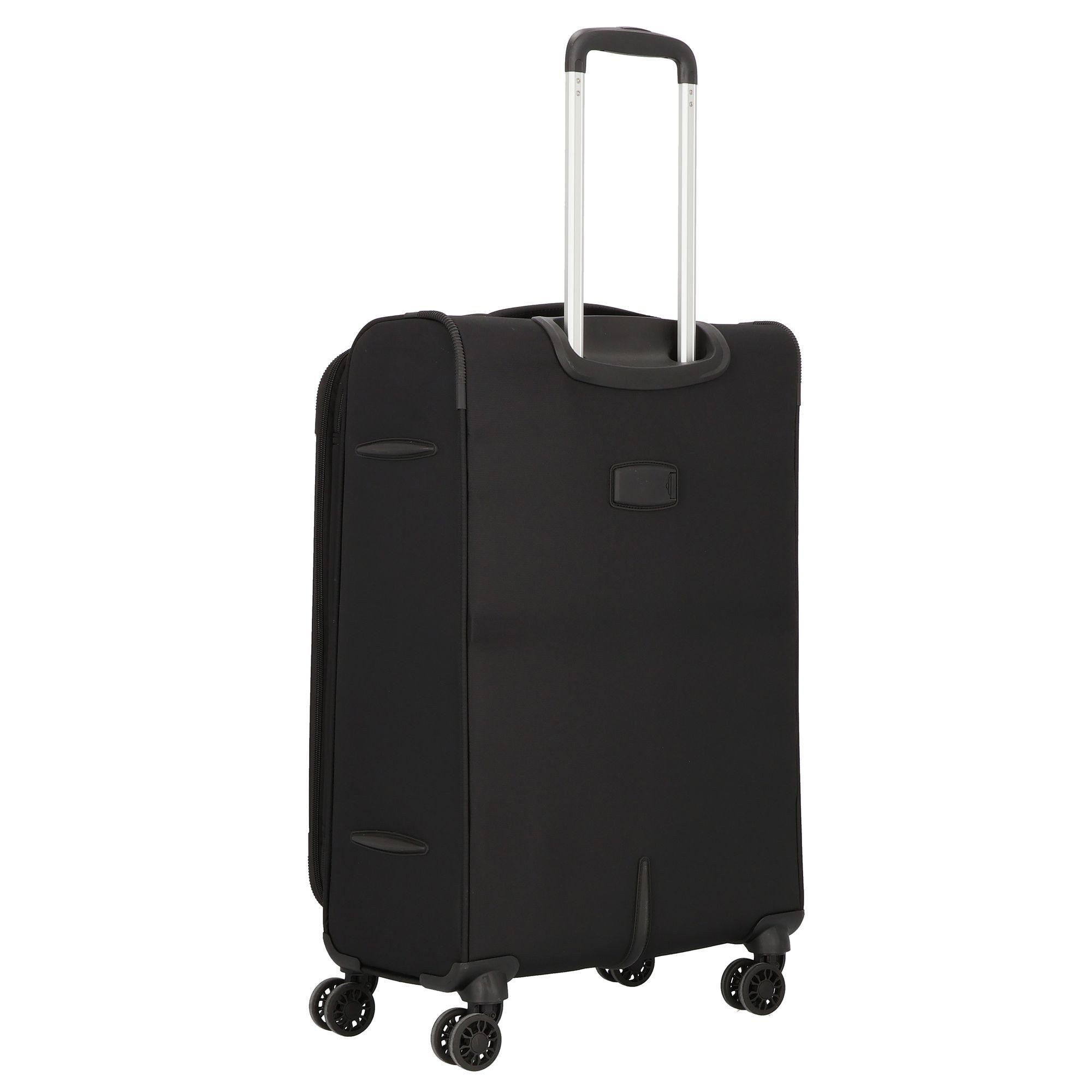 D&N Weichgepäck-Trolley Travel Line, 4 Rollen, Polyester