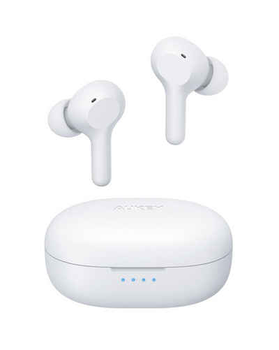 AUKEY »EP-T25-Whi« Kopfhörer (True Wireless, Bluetooth 5.0, True Wireless Earbuds,25 Stunden Spielzeit mit Lade-Case,Bluetooth 5,Berührungssteuerung,Automatische Pairing,Integriertem Mikrofon)
