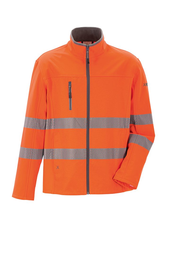 Planam Hybridjacke PLANAM Herren Hybridjacke NORIT-WARNSCHUTZ Orange