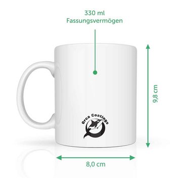 GRAVURZEILE Tasse mit Motiv - Halloween Slasher Design - Geschenk -, Keramik