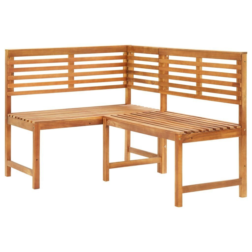 furnicato Eckbank Garten-140 cm Massivholz (1-St)
