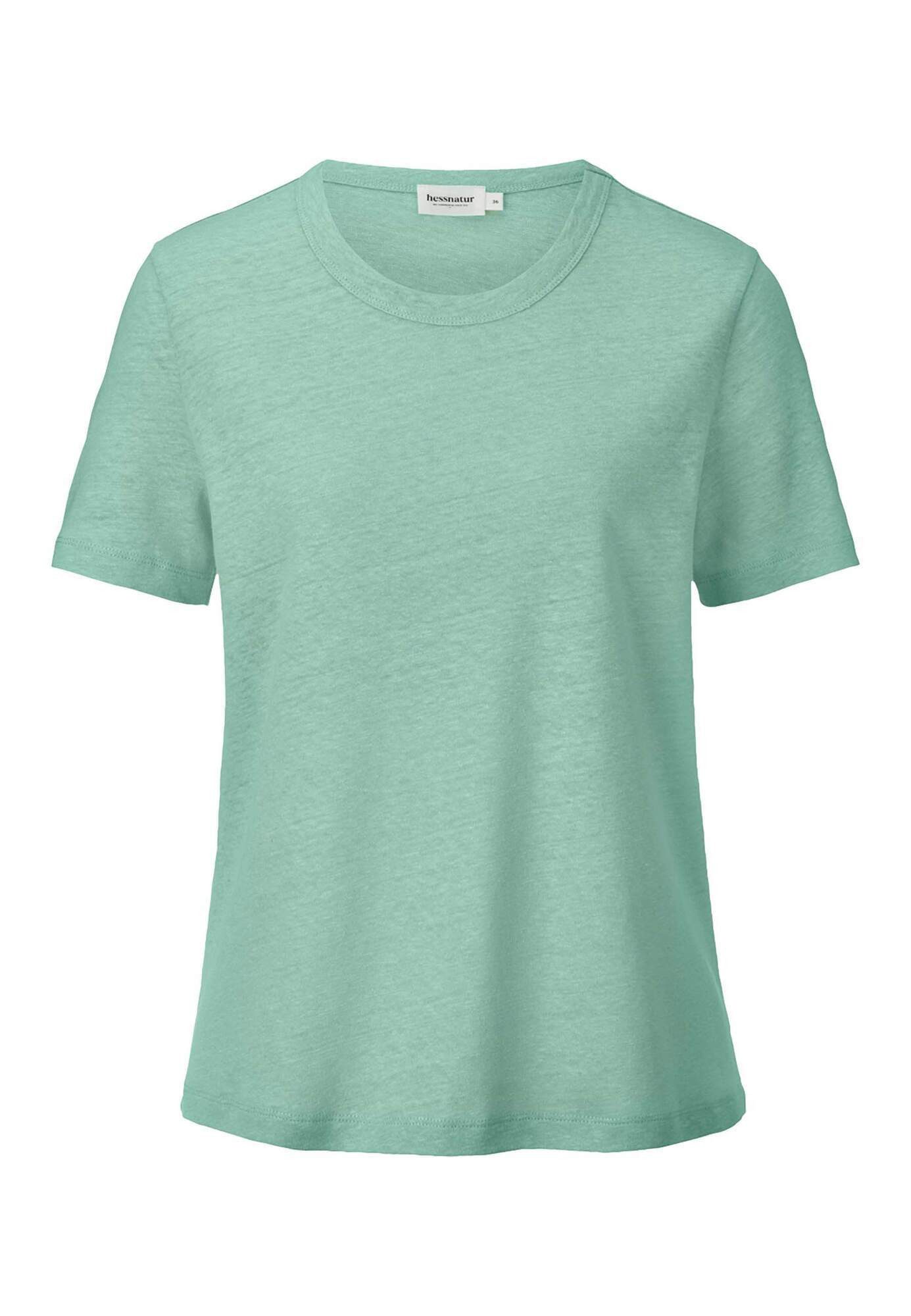 Hessnatur T-Shirt aus Leinen und Bio-Baumwolle (1-tlg)