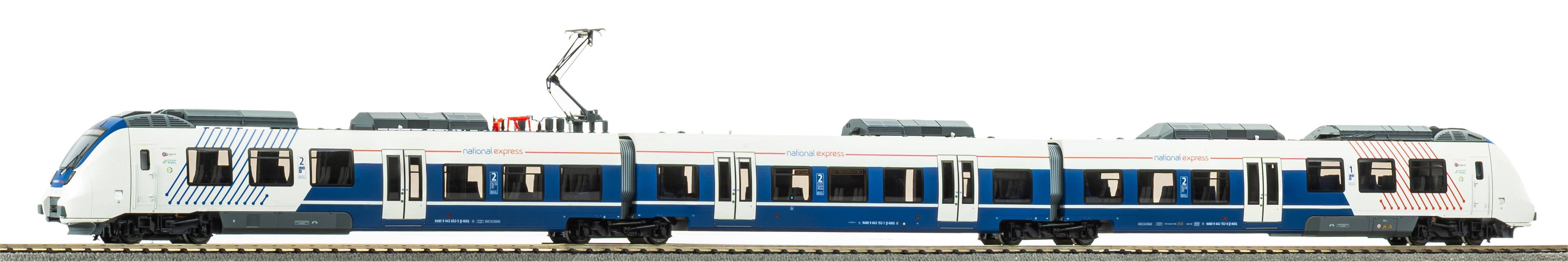 PIKO Elektrolokomotive Piko H0 59517 Elektro-Triebzug 3-tlg. BR 442 Talent 2 National Exp...