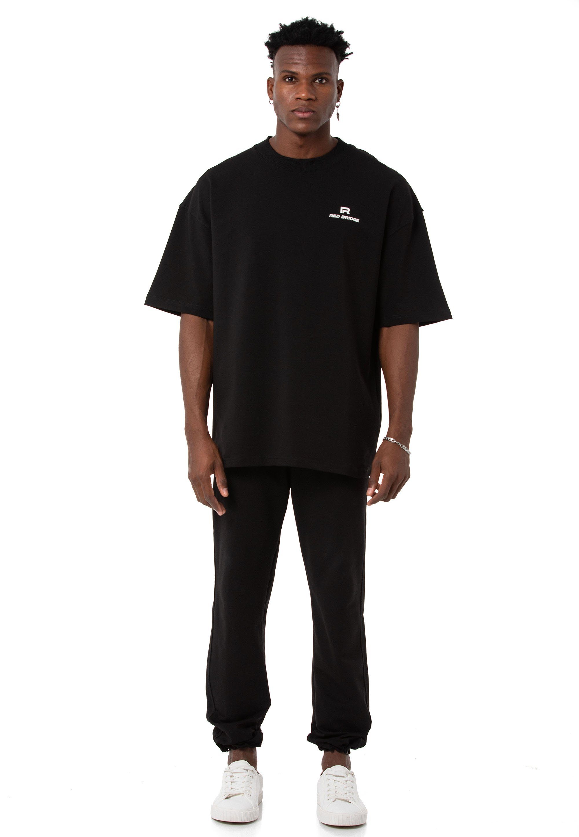 RedBridge Jogginganzug - Oversized-Sweatset - Zweiteiler mit T-Shirt & Hose (Set, 2-tlg)