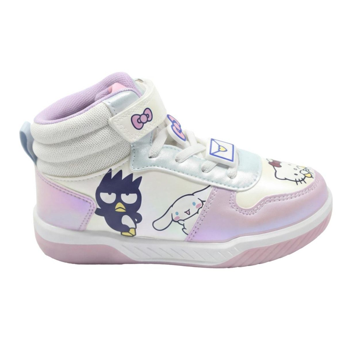 Hello Kitty Kinder Sportschuhe mit Licht im Basketball Stil für Spielen Schule Sneaker