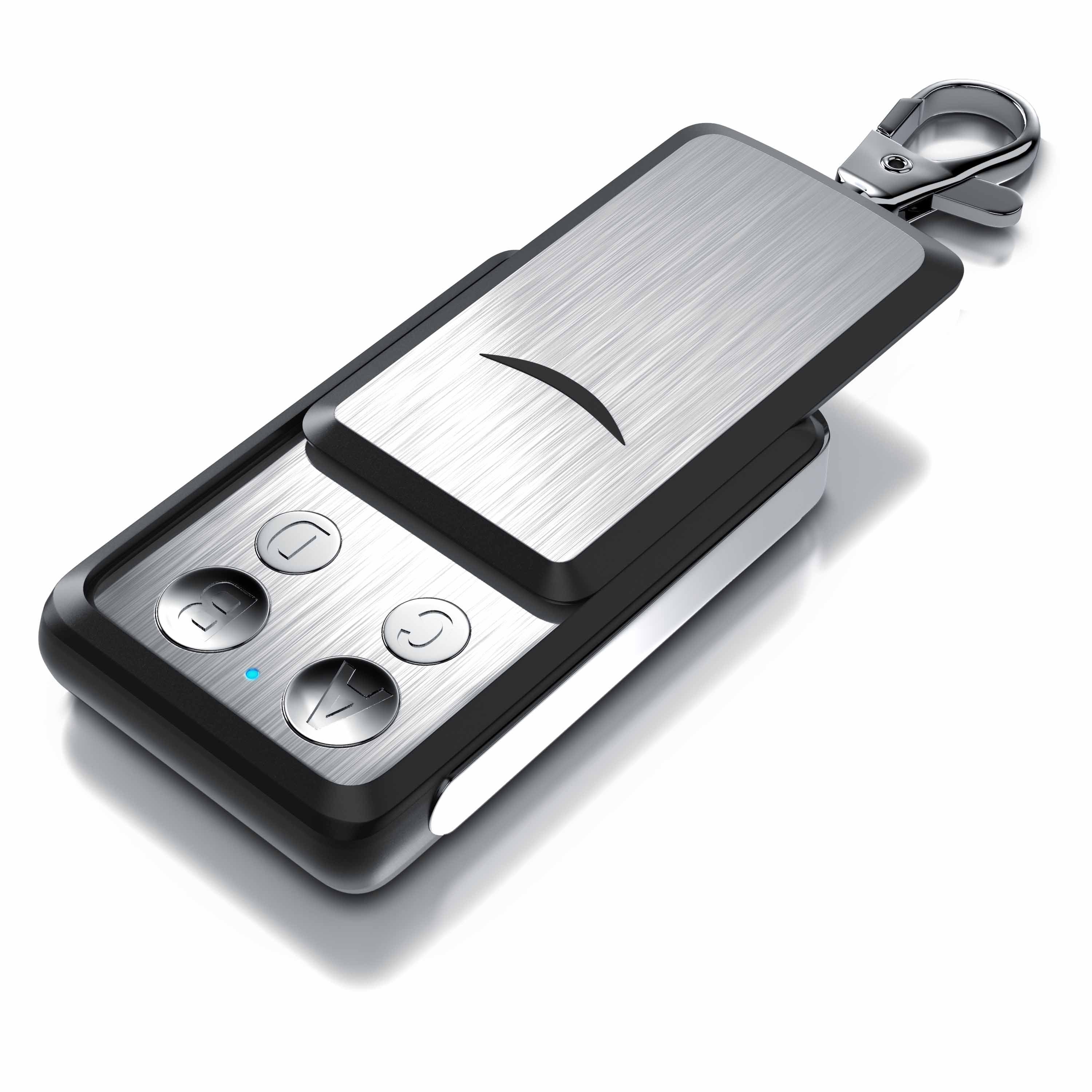 Brandson Tor-Funksteuerung, für Garagentorantrieb, Torantrieb, Garagentoröffner 433 MHz mit Abdeckung Universal Fernbedienung