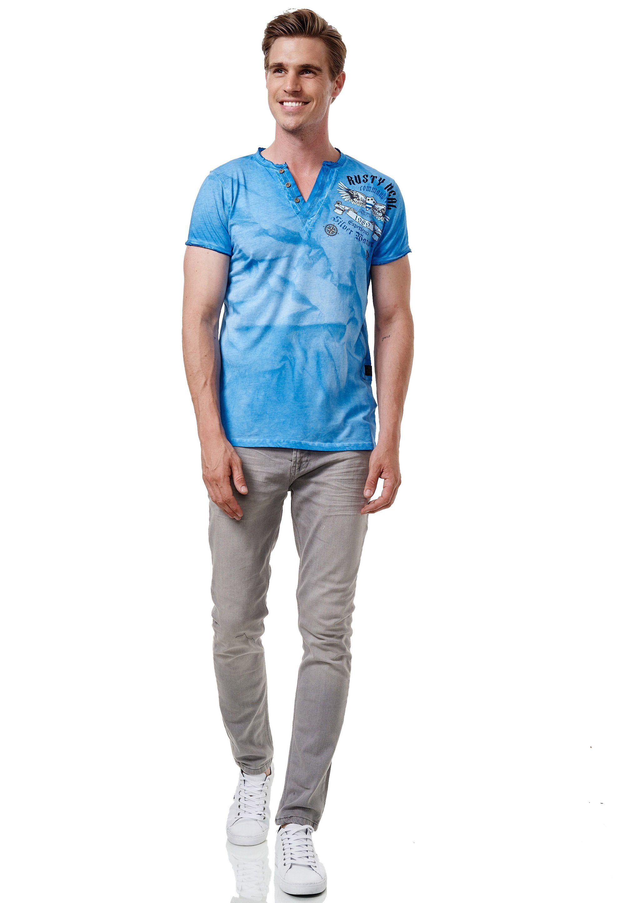 Rusty Neal T-Shirt mit großem Print auf der Rückseite
