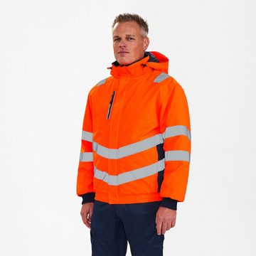 FE ENGEL Parka Warnschutz Pilotjacke in Warnorange Bekleidungsklasse 3