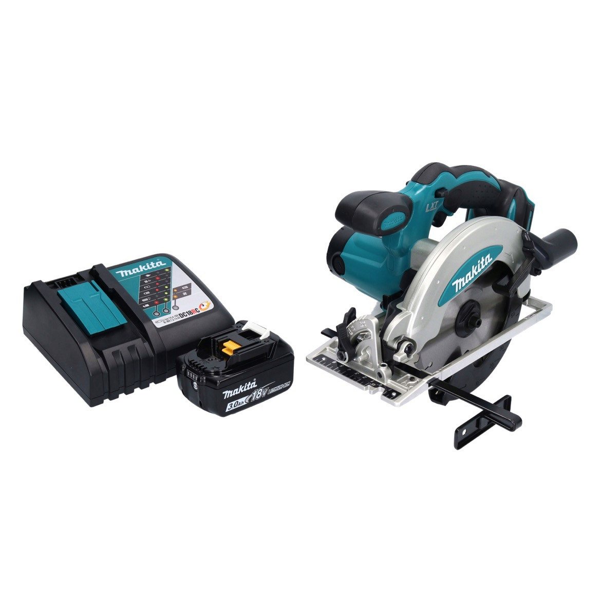 Thumbnail - Makita Kompakt-Handkreissäge DSS 610 RF1 Akku Handkreissäge 18 V 165 mm + 1x Akku 3,0 Ah + Ladeger