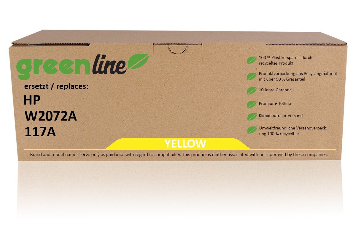 Inkadoo Tonerkartusche greenline ersetzt HP W 2072 A / 117A XL